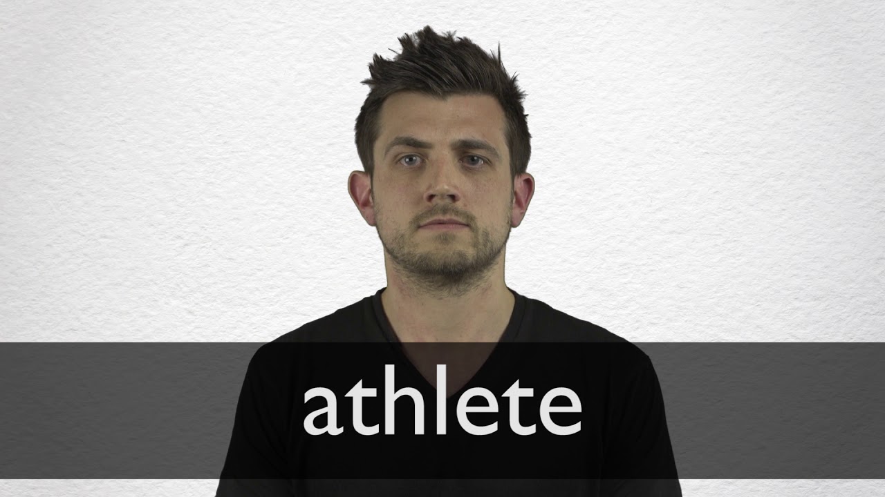 Photo: athlete pronunciation