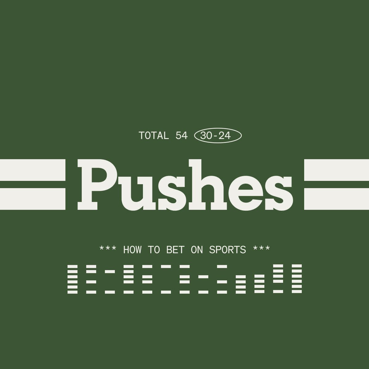 Photo: push bet