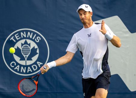 Photo: andy murray vs max purcell