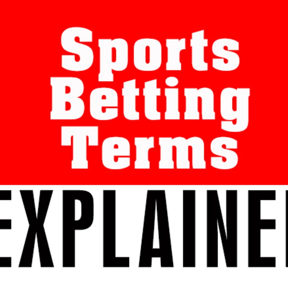 Photo: sports betting terms