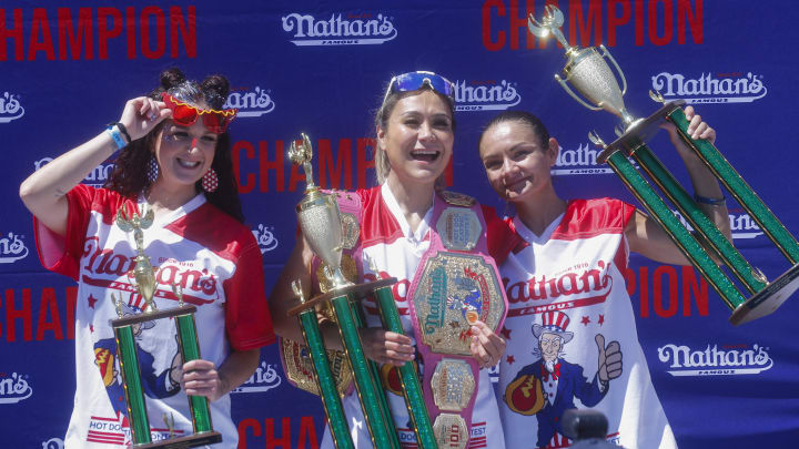 Photo: nathan famous hot dog eating contest prize money