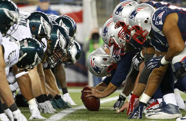 Photo: patriots eagles spread