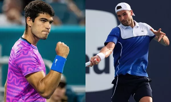 Photo: carlos alcaraz vs grigor dimitrov prediction