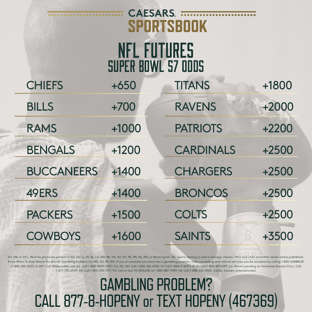 Photo: nfl future odds