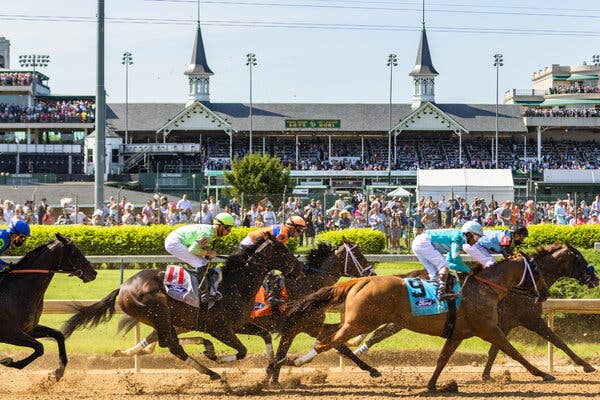 Photo: how far is the kentucky derby race