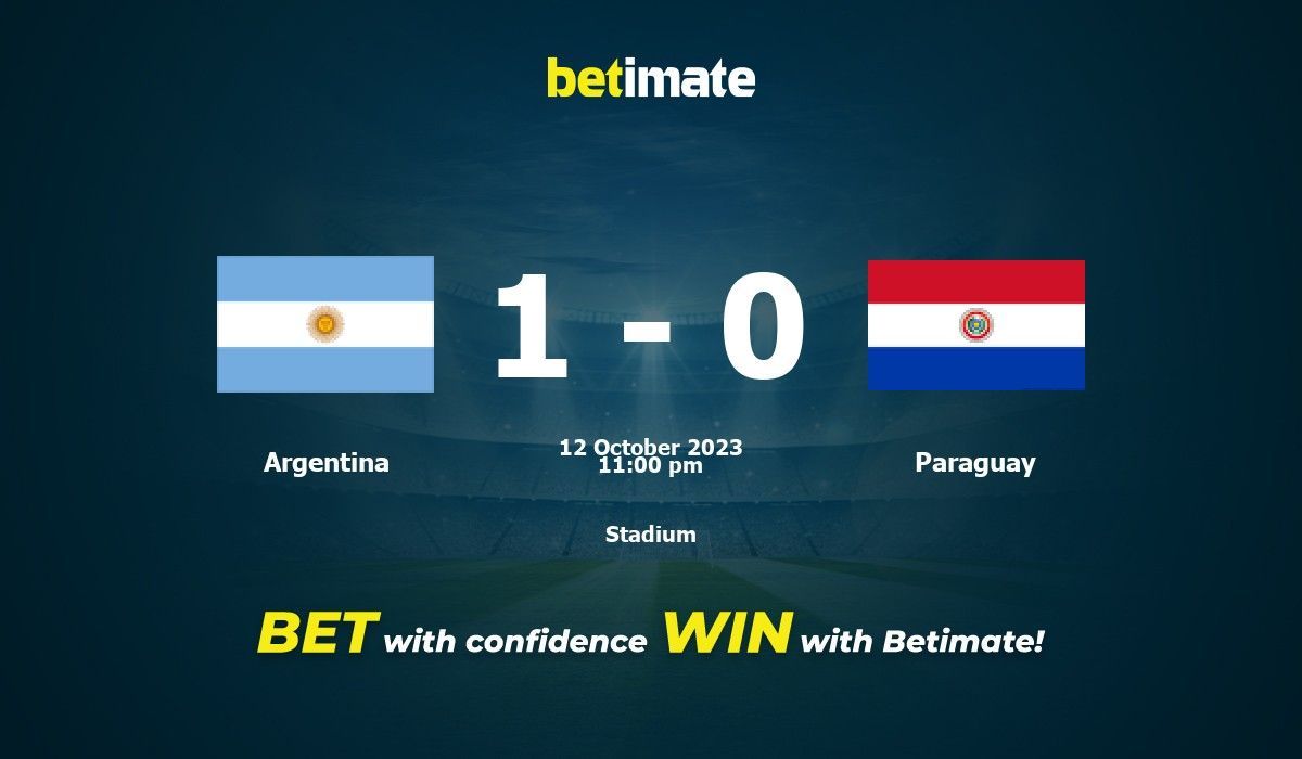 Photo: argentina vs paraguay prediction