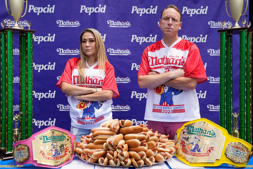 Photo: where to bet on hot dog eating contest