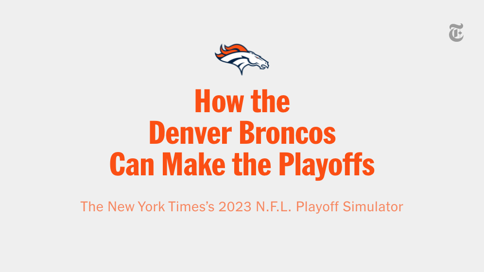 Photo: broncos make the playoffs