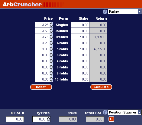 Photo: parlay calculator