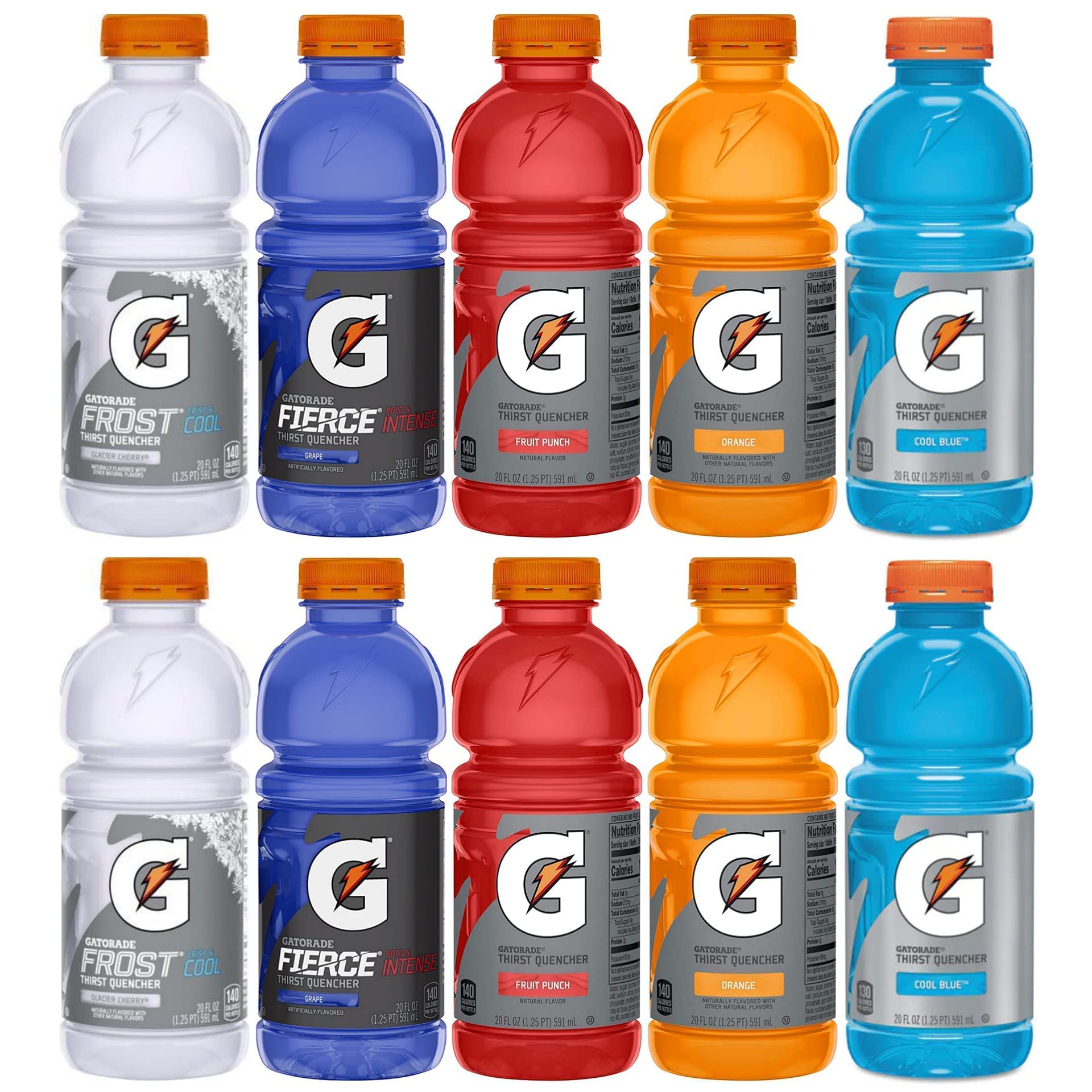 Photo: all gatorade colors