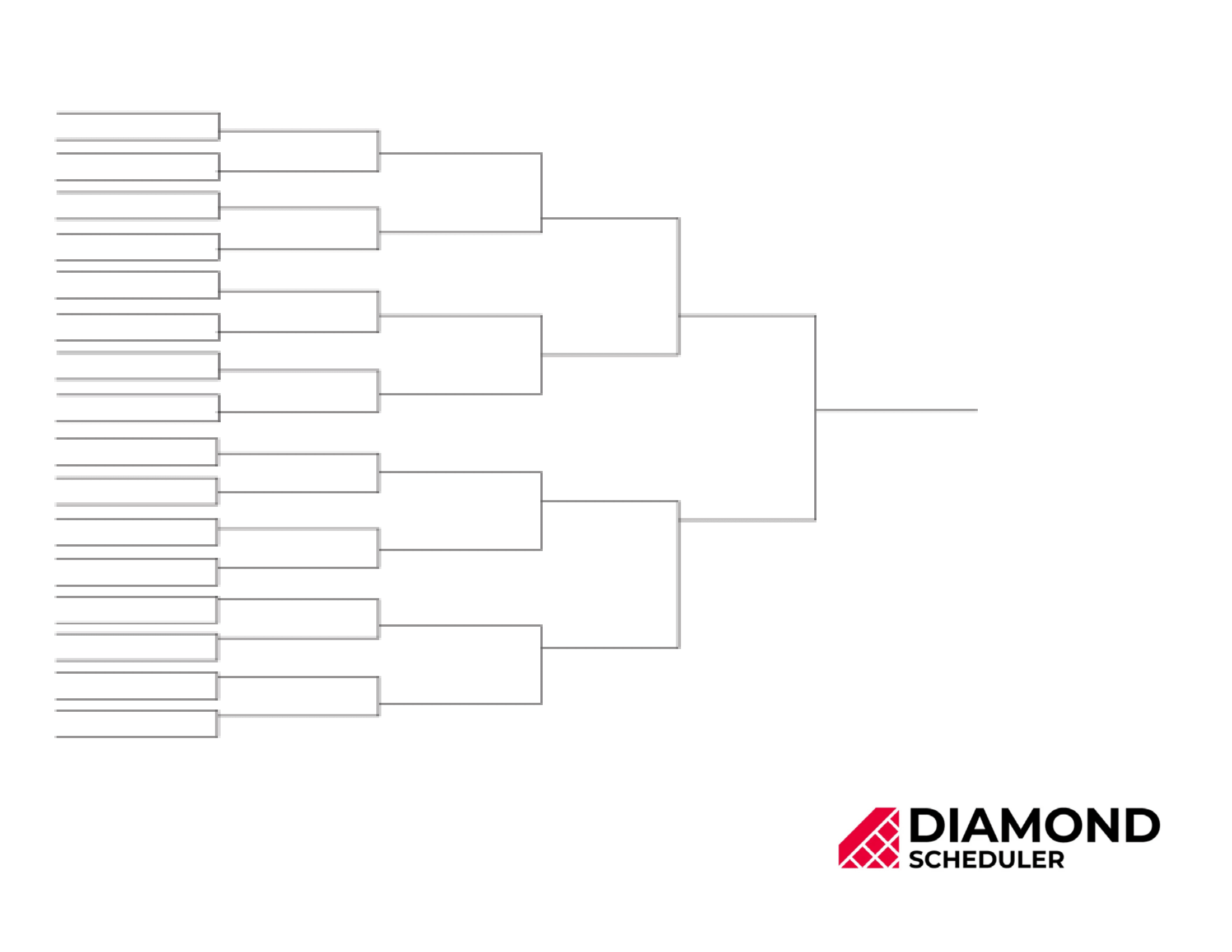 Photo: round of 32 bracket