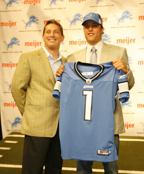 Photo: what year was stafford drafted