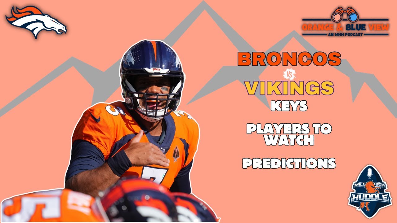 Photo: broncos vs vikings prediction