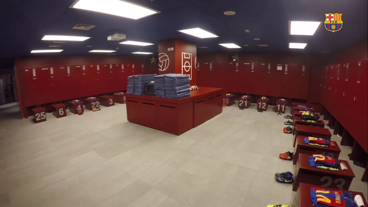 Photo: barcelona locker room