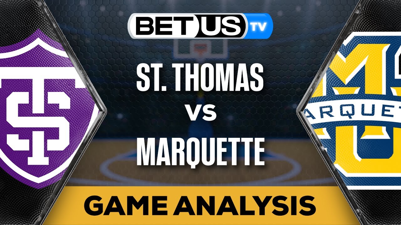 Photo: st thomas vs marquette prediction