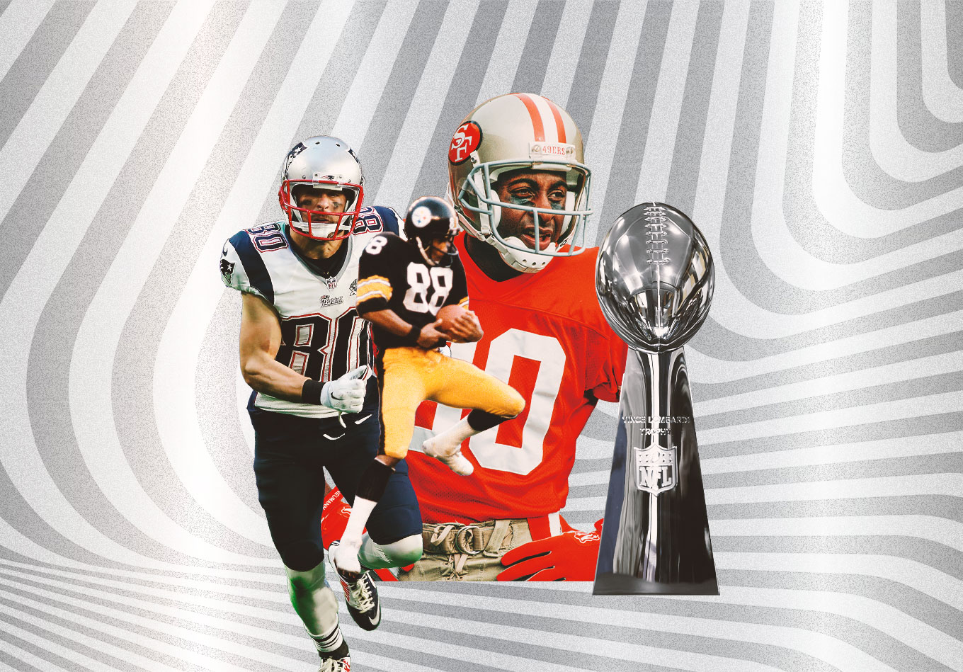 Photo: most receiving touchdowns in a super bowl game