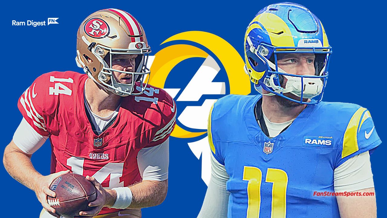 Photo: rams vs 49ers spread