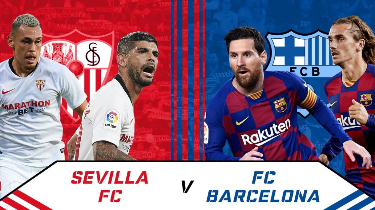 Photo: sevilla vs barcelona prediction