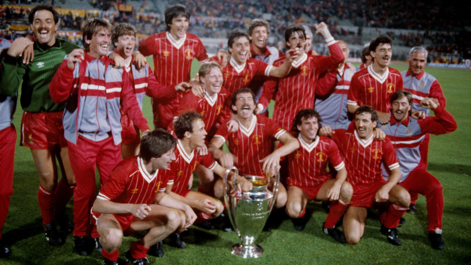 Photo: liverpool treble 1984