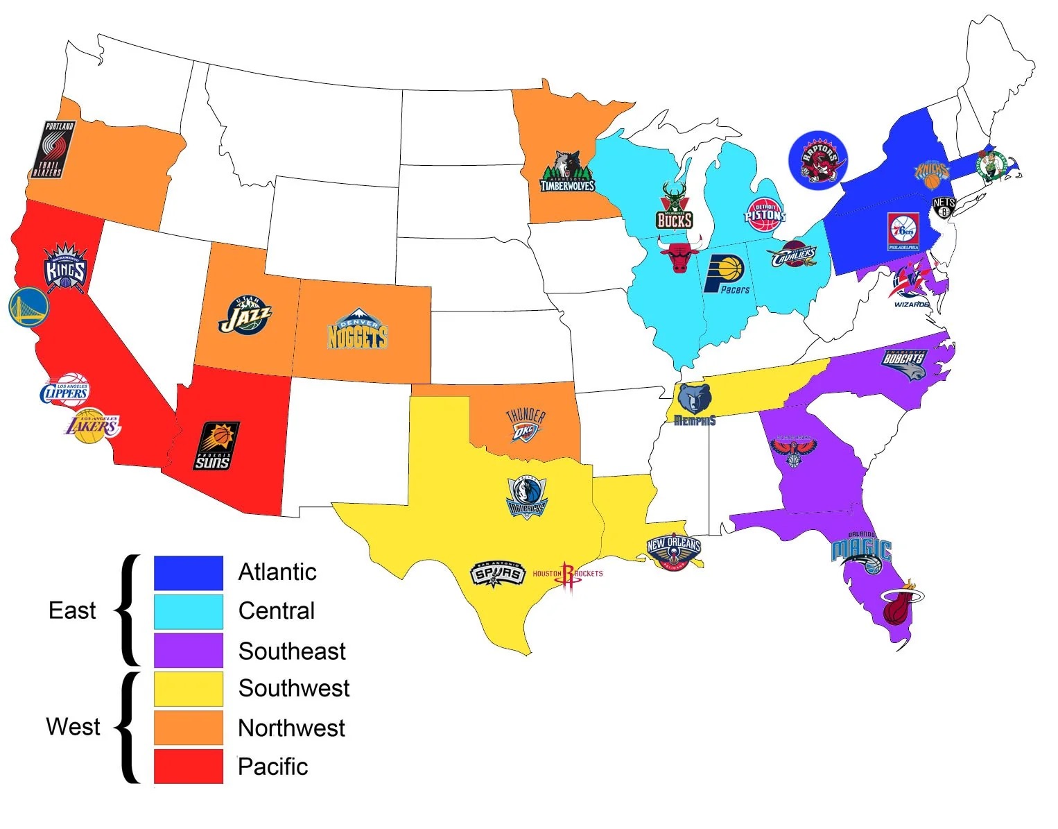 Photo: how many nba conferences are there