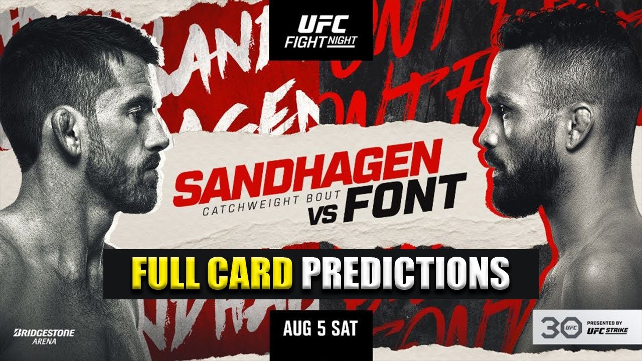 Photo: ufc sandhagen vs font predictions