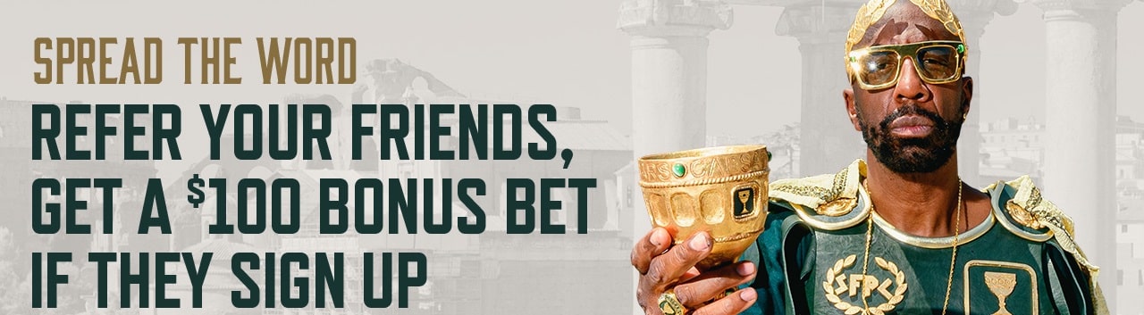 Photo: sportsbook referral bonus