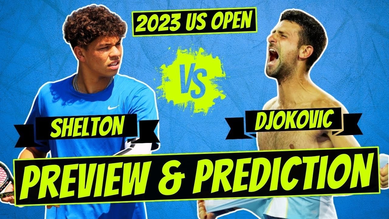 Photo: shelton vs djokovic prediction