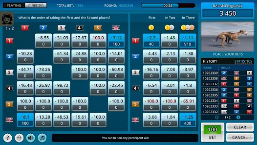 Photo: dog betting app