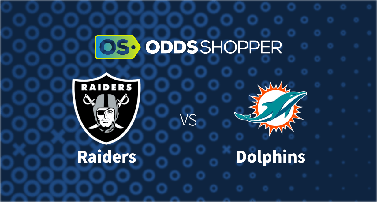 Photo: raiders vs dolphins odds