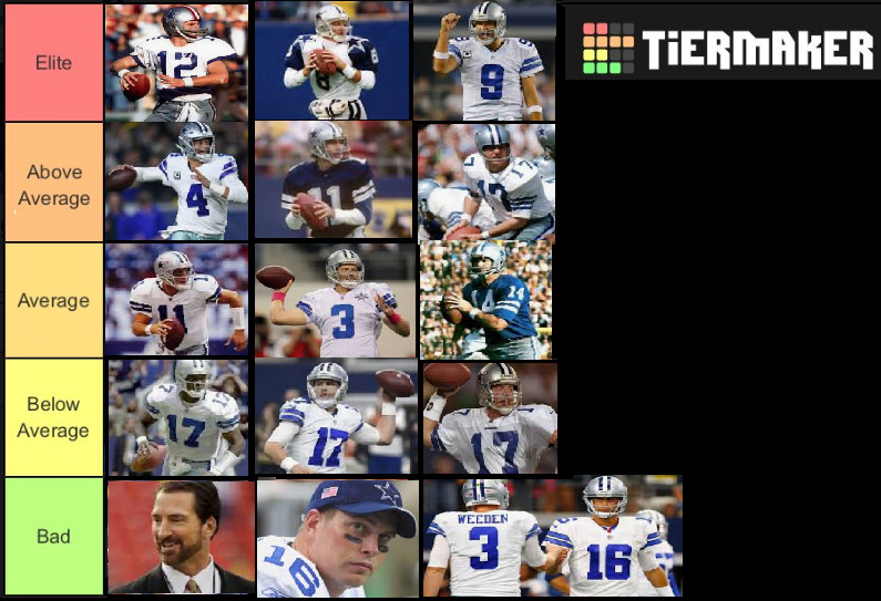 Photo: dallas cowboys former qbs