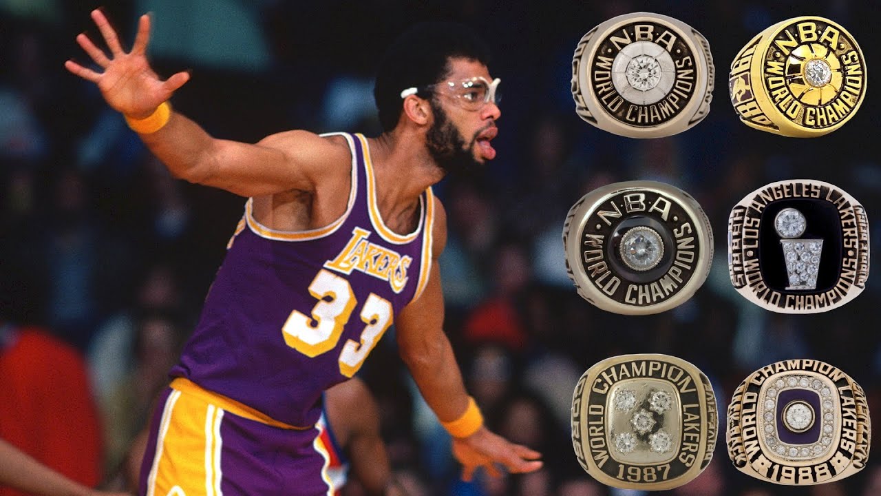 Photo: how many rings did kareem win