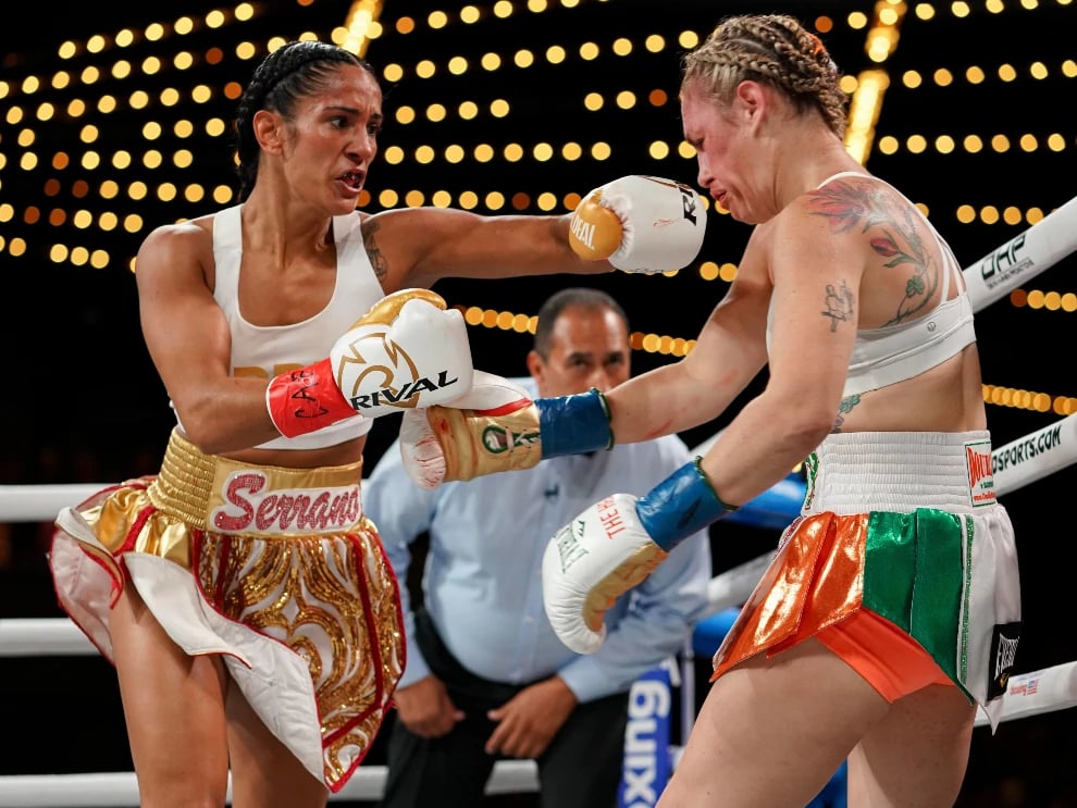 Photo: amanda serrano vs hardy odds