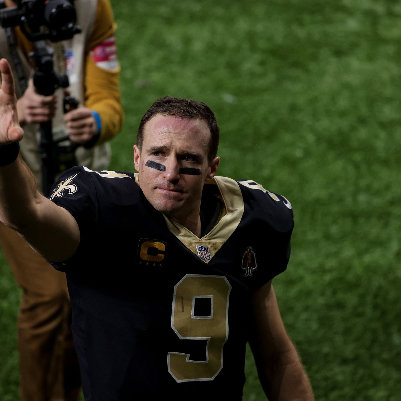 Photo: drew brees playoff wins