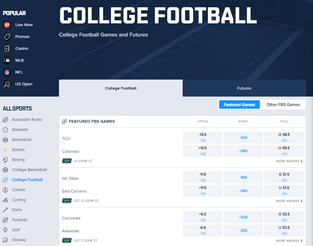 Photo: best ncaa bets