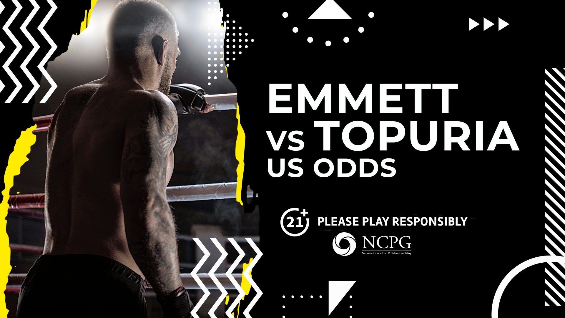 Photo: emmett vs topuria odds