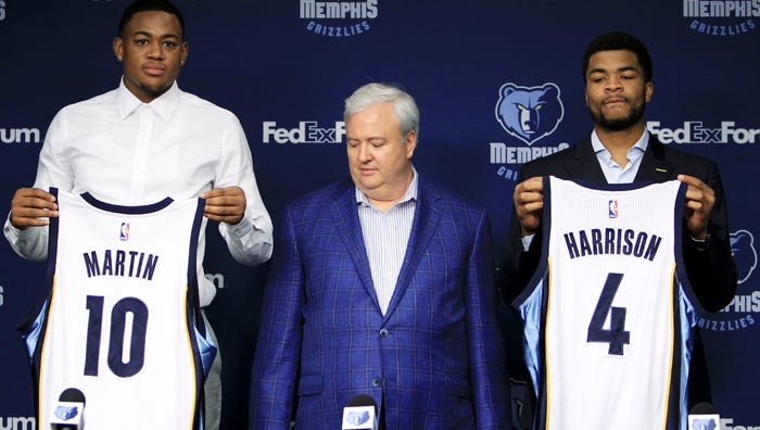 Photo: memphis draft picks