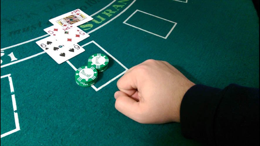 Photo: double down blackjack
