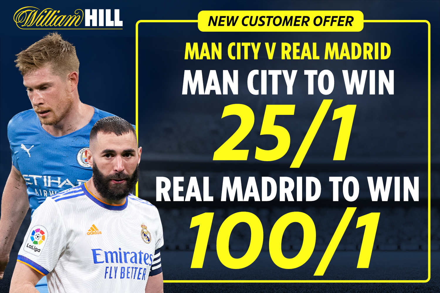 Photo: manchester city vs real madrid odds