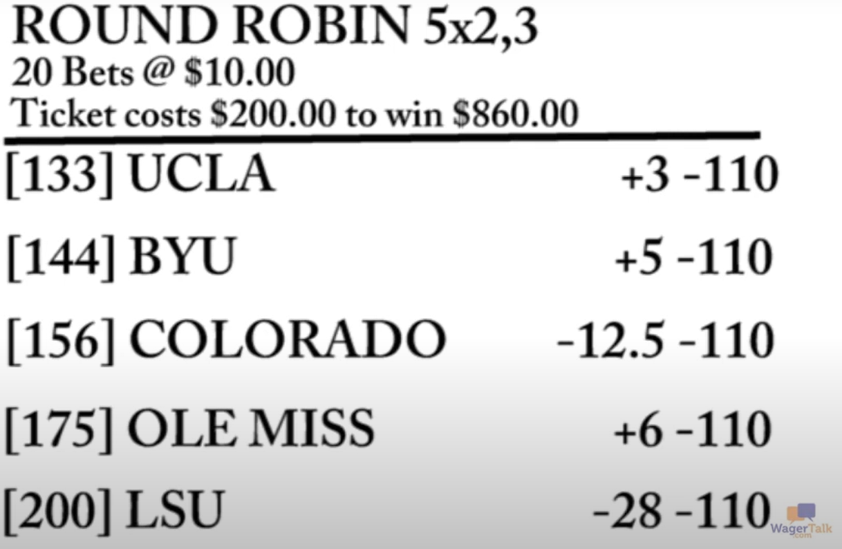 Photo: 6 pick round robin