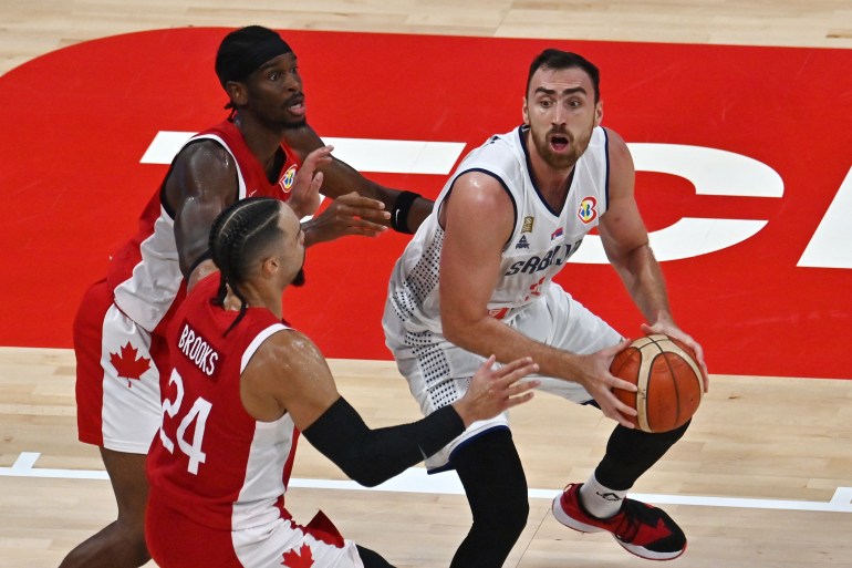 Photo: serbia vs germany fiba