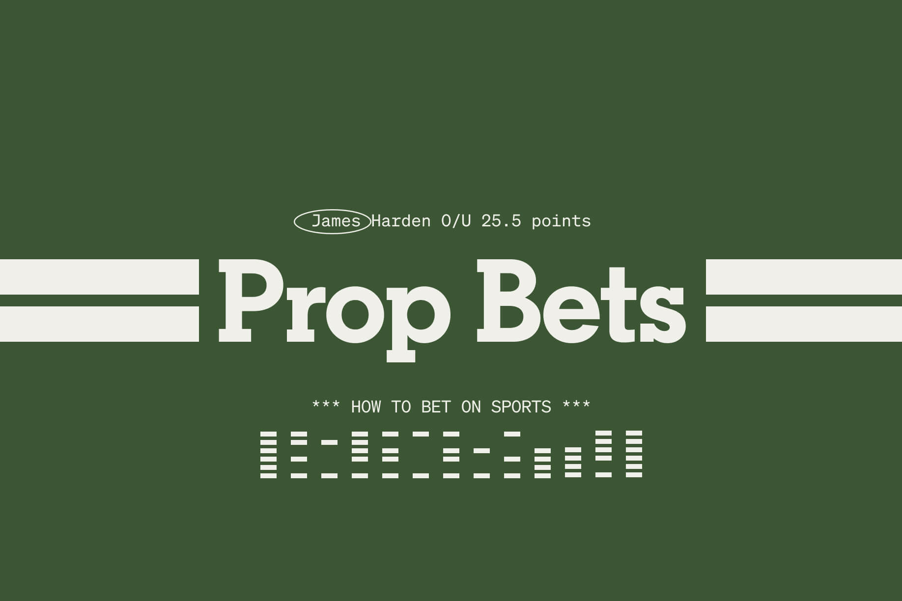 Photo: proposition betting