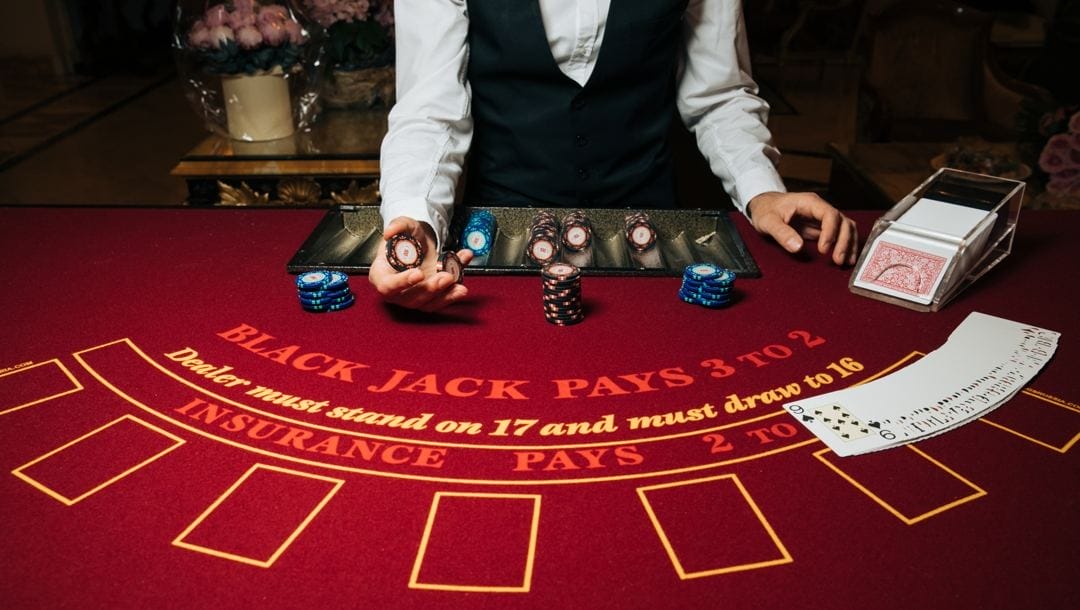 Photo: how many decks of cards are used in blackjack