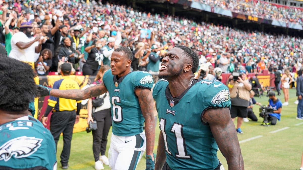 Photo: eagles vs cowboys touchdown scorers