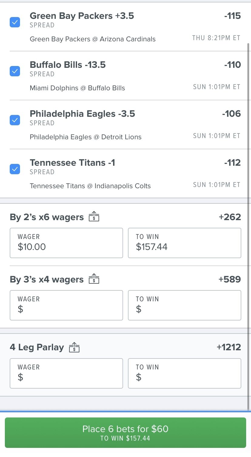 Photo: round robin betting rules