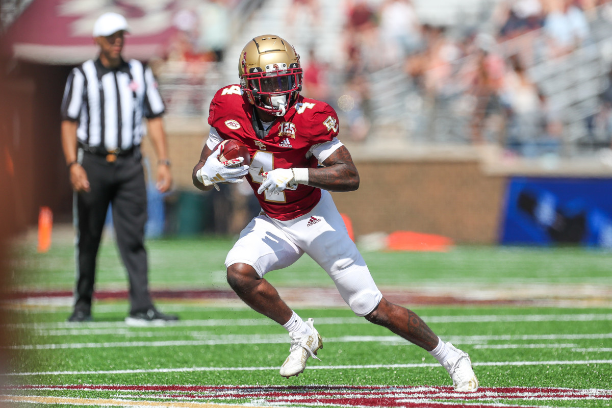 Photo: bc vs holy cross football spread