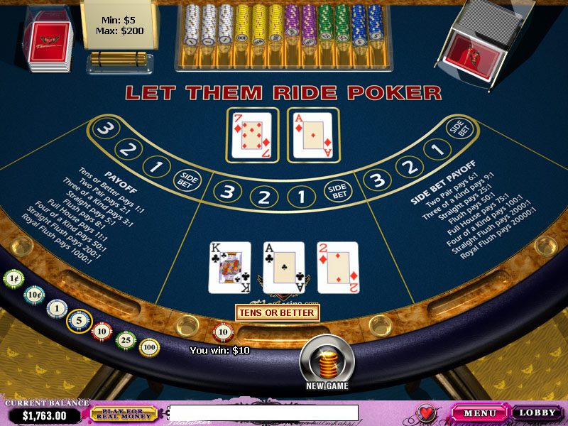 Photo: let it ride poker strategy