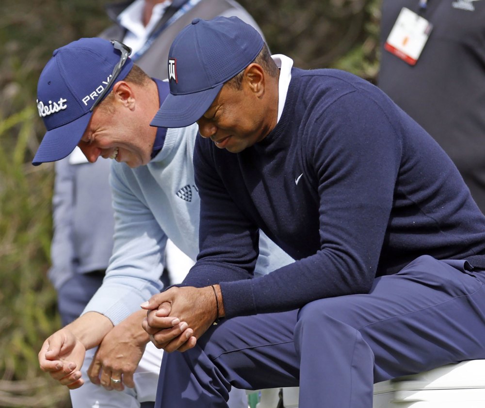 Photo: tiger woods bad joke