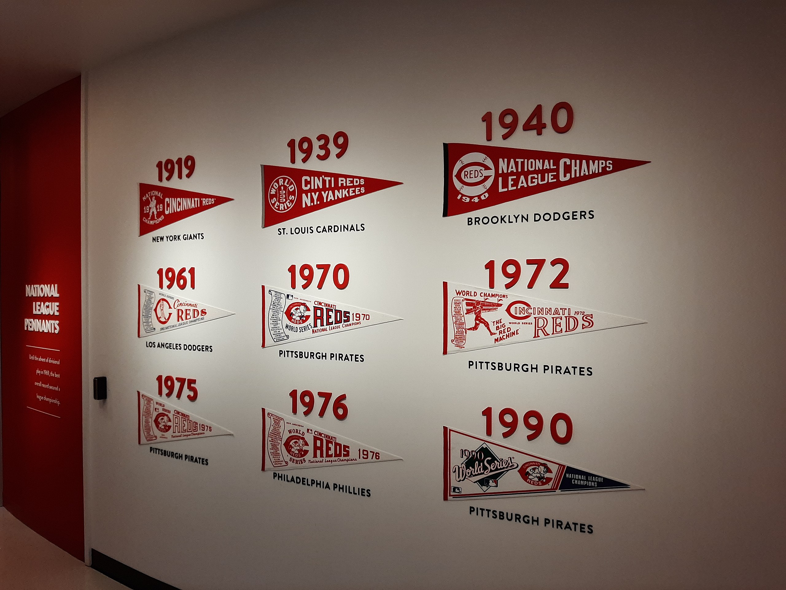 Photo: national league pennants