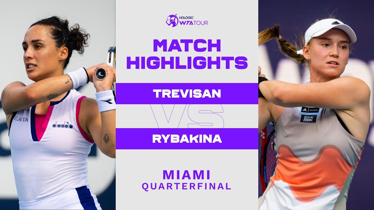 Photo: trevisan vs rybakina