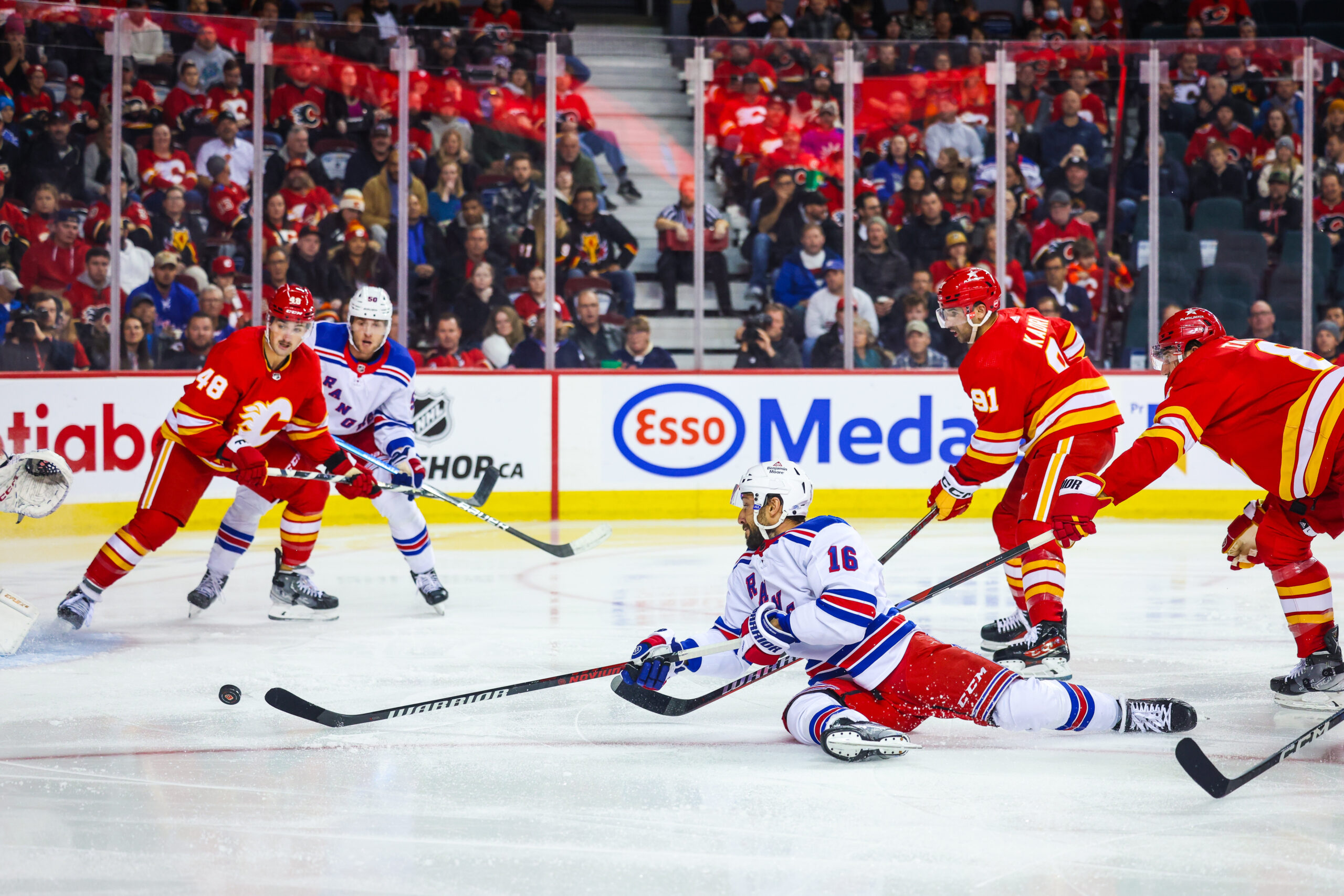 Photo: flames vs rangers prediction